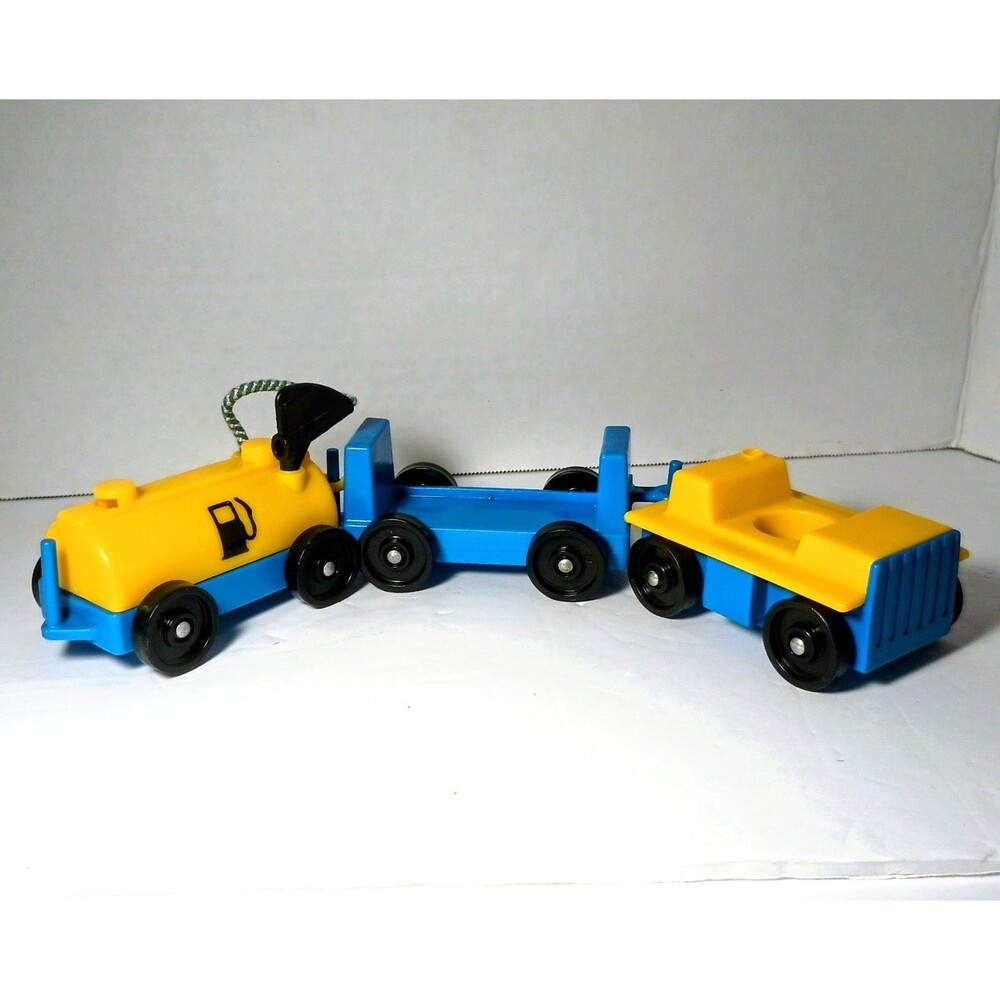 Vintage Fisher Price Little People Airport Jet Fuel Tanker